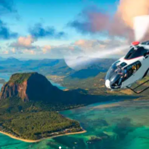 helicopter sightseeing mauritius
